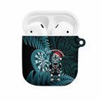 New Zealand Darts Christmas AirPods Case Maori Fern Merry Dartsmas - Aussie Hoodie