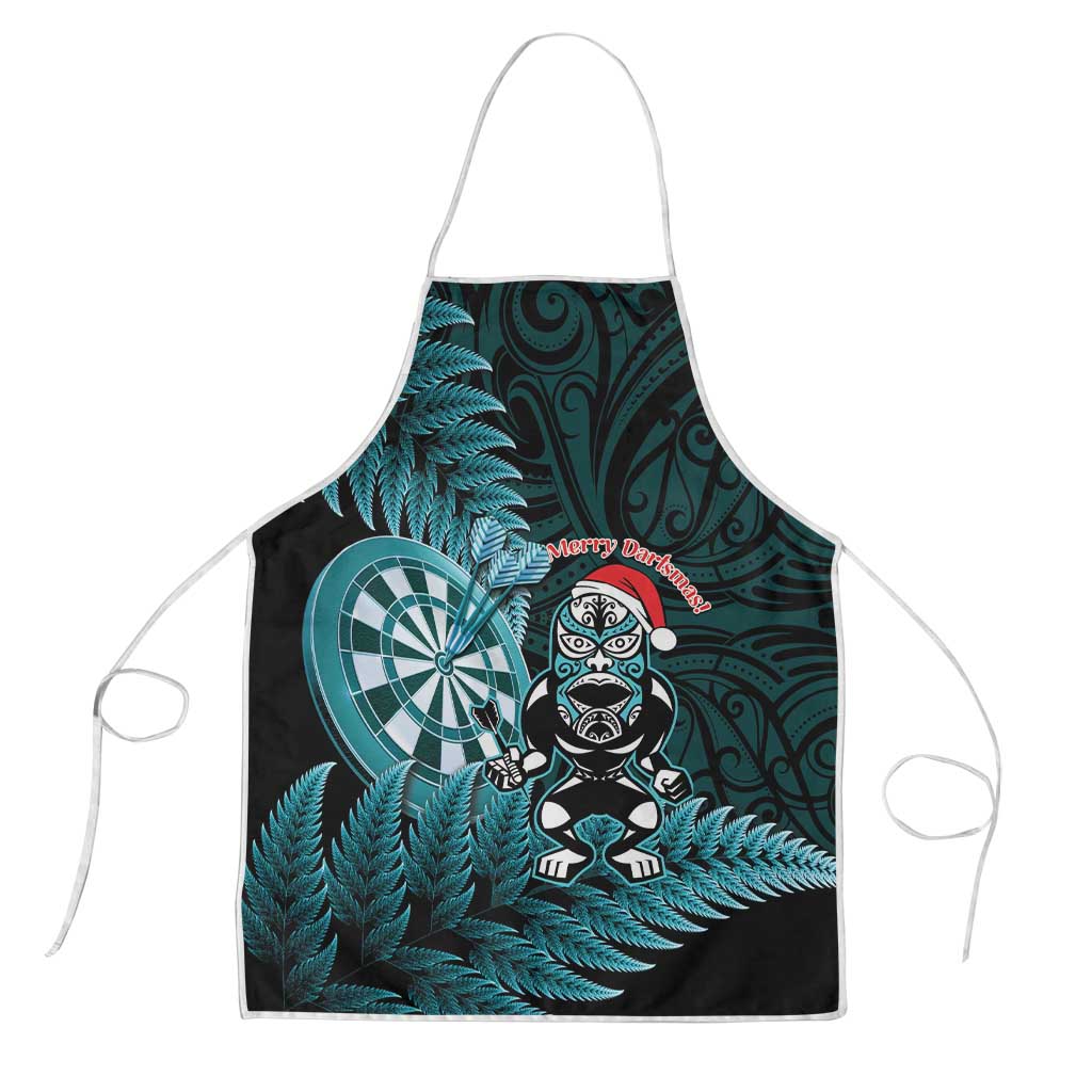 New Zealand Darts Christmas Apron Maori Fern Merry Dartsmas - Aussie Hoodie