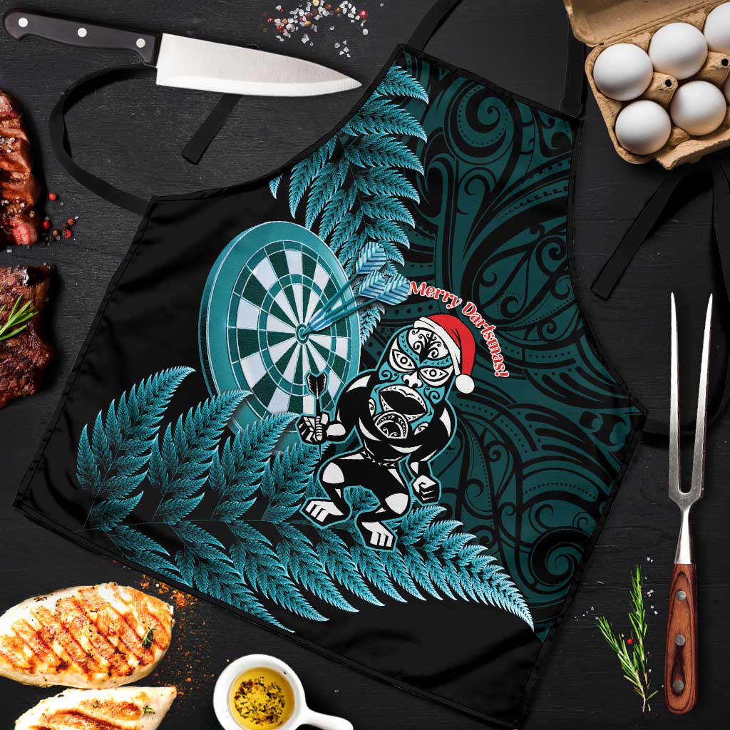 New Zealand Darts Christmas Apron Maori Fern Merry Dartsmas - Aussie Hoodie