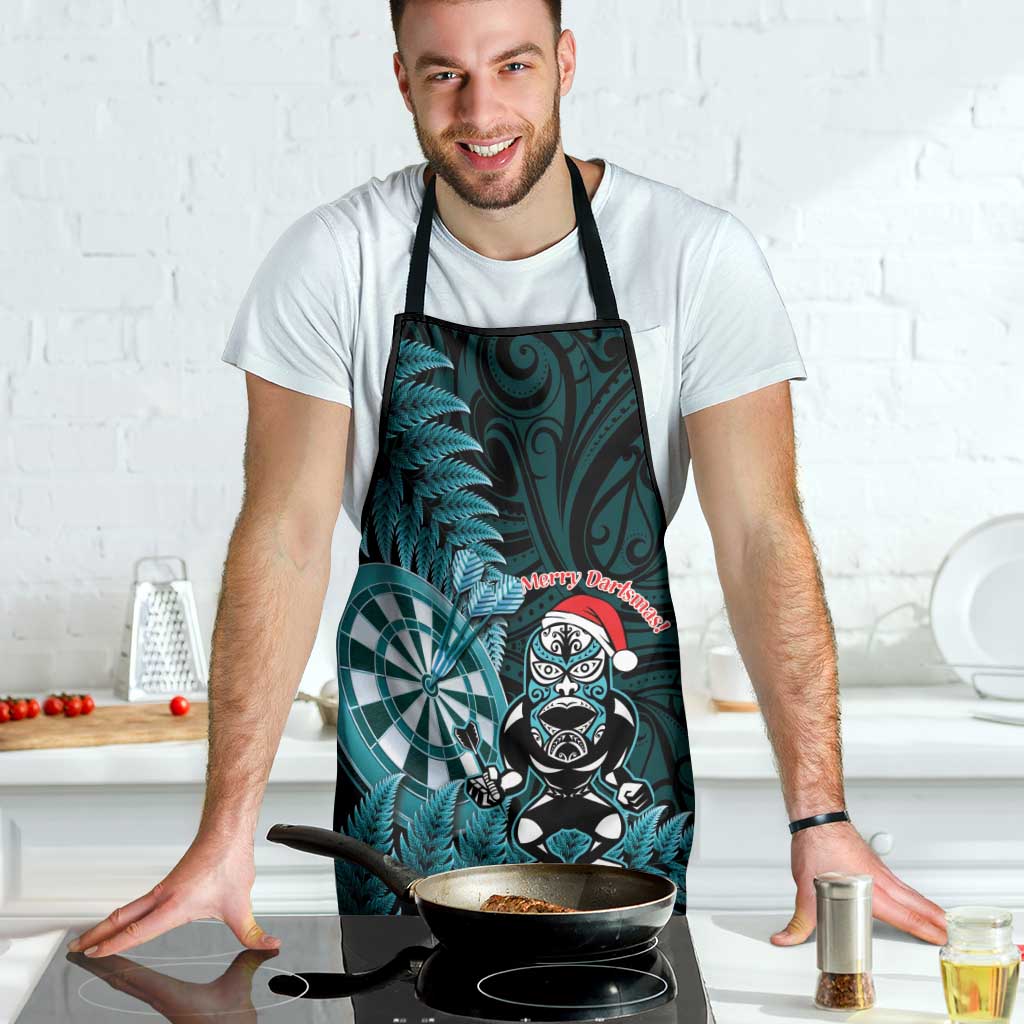 New Zealand Darts Christmas Apron Maori Fern Merry Dartsmas - Aussie Hoodie
