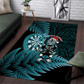 New Zealand Darts Christmas Area Rug Maori Fern Merry Dartsmas - Aussie Hoodie