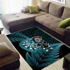 New Zealand Darts Christmas Area Rug Maori Fern Merry Dartsmas - Aussie Hoodie