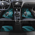 Personalised New Zealand Darts Christmas Car Mats Maori Fern Merry Dartsmas - Aussie Hoodie