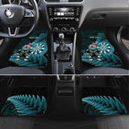 Personalised New Zealand Darts Christmas Car Mats Maori Fern Merry Dartsmas - Aussie Hoodie