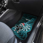 Personalised New Zealand Darts Christmas Car Mats Maori Fern Merry Dartsmas - Aussie Hoodie