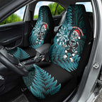 New Zealand Darts Christmas Car Seat Cover Maori Fern Merry Dartsmas - Aussie Hoodie