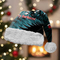 Personalised New Zealand Darts Christmas Santa Hat Maori Fern Merry Dartsmas - Aussie Hoodie