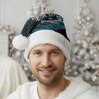 Personalised New Zealand Darts Christmas Santa Hat Maori Fern Merry Dartsmas - Aussie Hoodie