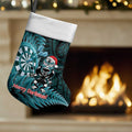 Personalised New Zealand Darts Christmas Stocking Maori Fern Merry Dartsmas - Aussie Hoodie