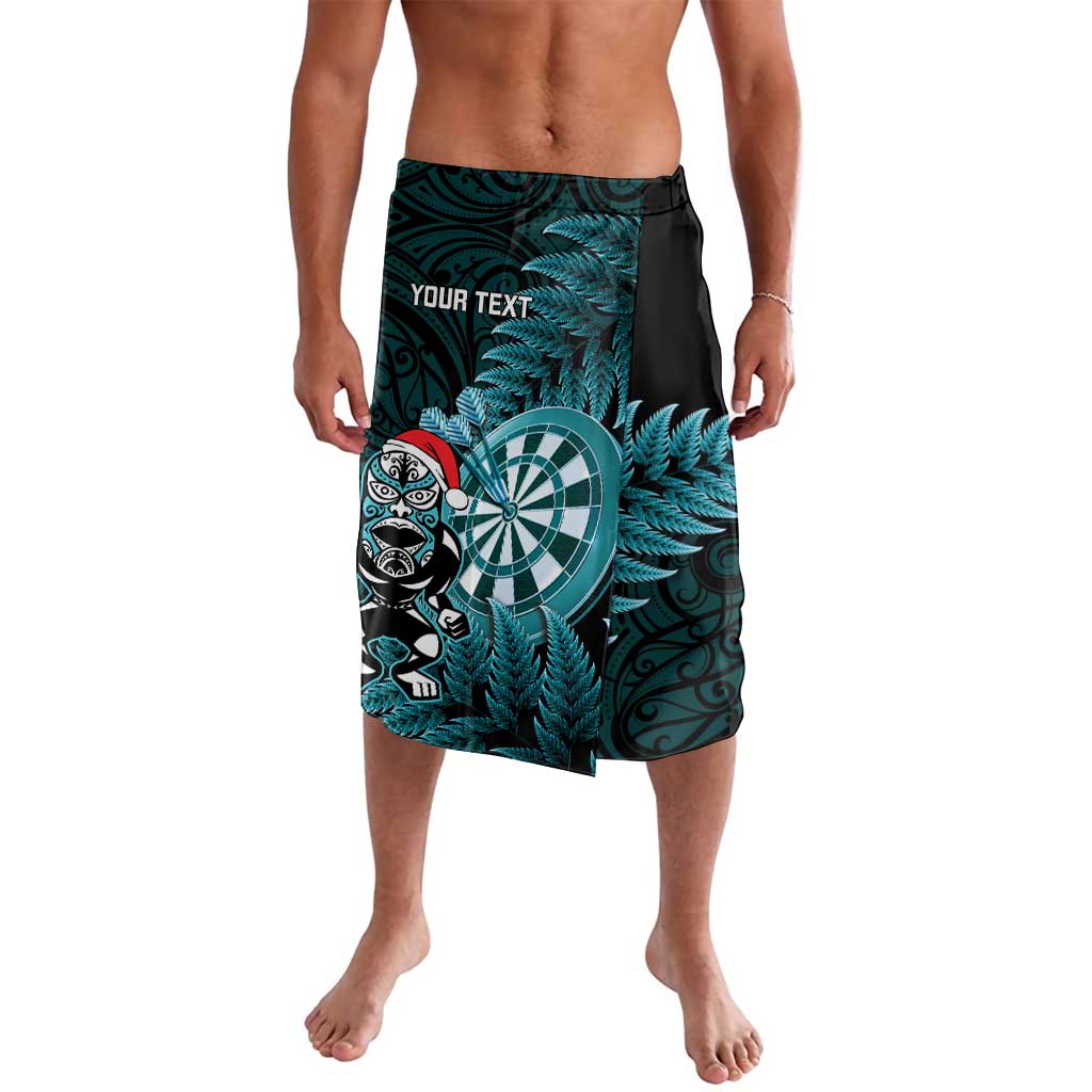 Personalised New Zealand Darts Christmas Lavalava Maori Fern Merry Dartsmas - Aussie Hoodie