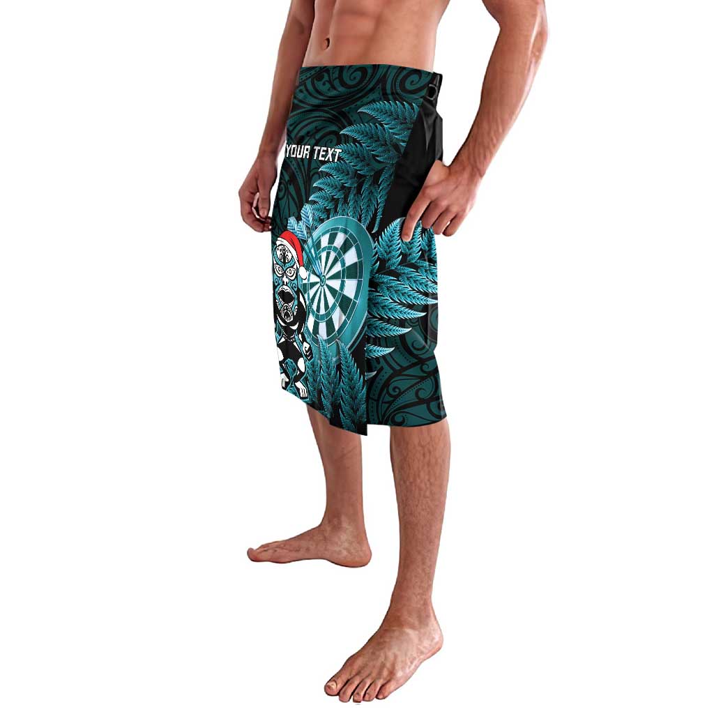 Personalised New Zealand Darts Christmas Lavalava Maori Fern Merry Dartsmas - Aussie Hoodie