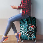 New Zealand Darts Christmas Luggage Cover Maori Fern Merry Dartsmas - Aussie Hoodie