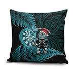 New Zealand Darts Christmas Pillow Cover Maori Fern Merry Dartsmas - Aussie Hoodie