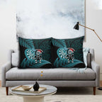 New Zealand Darts Christmas Pillow Cover Maori Fern Merry Dartsmas - Aussie Hoodie