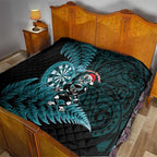 New Zealand Darts Christmas Quilt Maori Fern Merry Dartsmas - Aussie Hoodie
