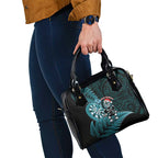 New Zealand Darts Christmas Shoulder Handbag Maori Fern Merry Dartsmas - Aussie Hoodie