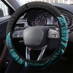 New Zealand Darts Christmas Steering Wheel Cover Maori Fern Merry Dartsmas - Aussie Hoodie