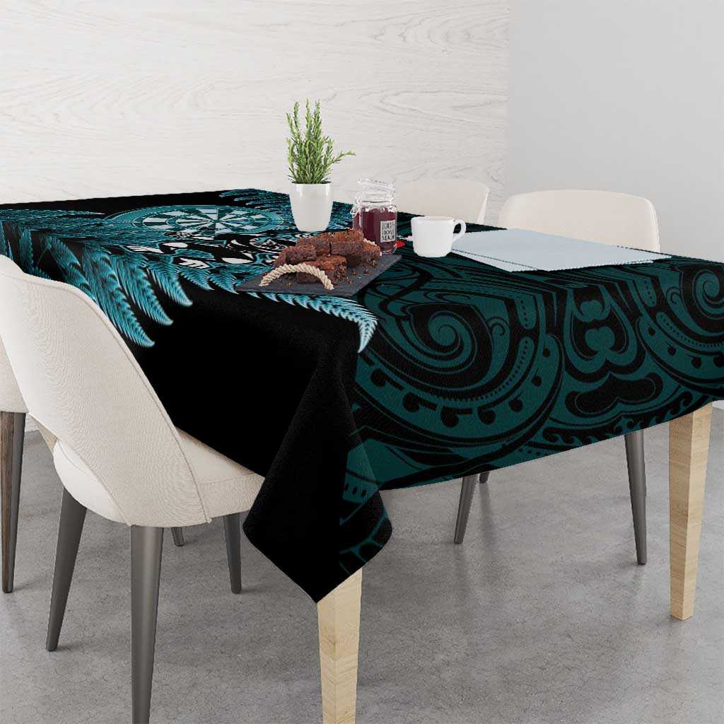 New Zealand Darts Christmas Tablecloth Maori Fern Merry Dartsmas - Aussie Hoodie