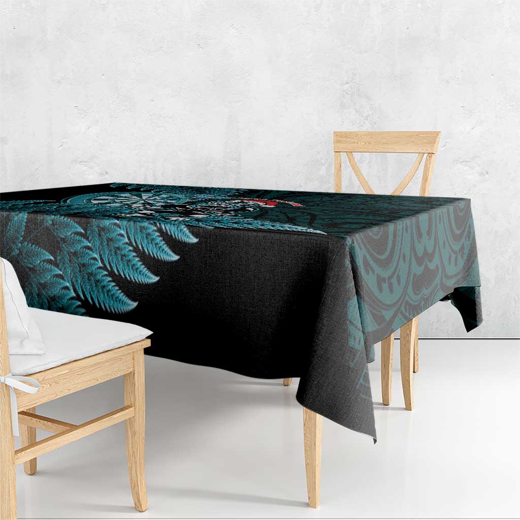 New Zealand Darts Christmas Tablecloth Maori Fern Merry Dartsmas - Aussie Hoodie