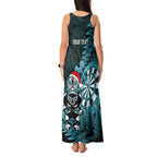 Personalised New Zealand Darts Christmas Tank Maxi Dress Maori Fern Merry Dartsmas - Aussie Hoodie