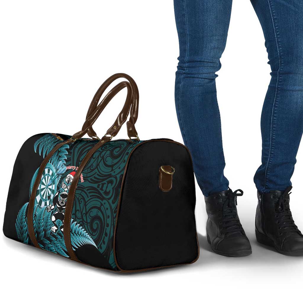 New Zealand Darts Christmas Travel Bag Maori Fern Merry Dartsmas - Aussie Hoodie