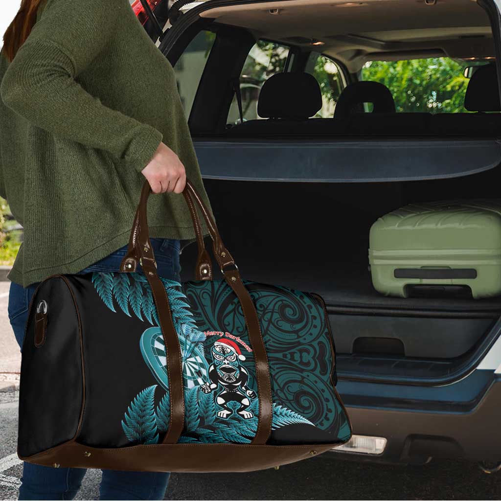 New Zealand Darts Christmas Travel Bag Maori Fern Merry Dartsmas - Aussie Hoodie
