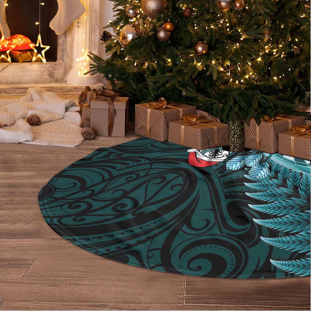 New Zealand Darts Christmas Tree Skirt Maori Fern Merry Dartsmas - Aussie Hoodie
