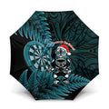 New Zealand Darts Christmas Umbrella Maori Fern Merry Dartsmas - Aussie Hoodie