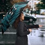 New Zealand Darts Christmas Umbrella Maori Fern Merry Dartsmas - Aussie Hoodie