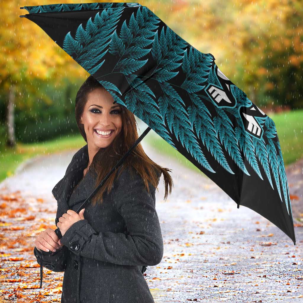 New Zealand Darts Christmas Umbrella Maori Fern Merry Dartsmas - Aussie Hoodie
