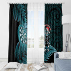 New Zealand Darts Christmas Window Curtain Maori Fern Merry Dartsmas - Aussie Hoodie