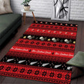 New Zealand Darts Christmas Area Rug Merry Xmas Aotearoa Maori Red - Aussie Hoodie