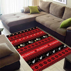 New Zealand Darts Christmas Area Rug Merry Xmas Aotearoa Maori Red - Aussie Hoodie