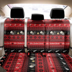 New Zealand Darts Christmas Back Car Seat Cover Merry Xmas Aotearoa Maori Red - Aussie Hoodie