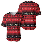 New Zealand Darts Christmas Baseball Jersey Merry Xmas Aotearoa Maori Red - Aussie Hoodie