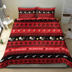 New Zealand Darts Christmas Bedding Set Merry Xmas Aotearoa Maori Red - Aussie Hoodie