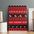 New Zealand Darts Christmas Canvas Wall Art Merry Xmas Aotearoa Maori Red - Aussie Hoodie