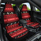 New Zealand Darts Christmas Car Seat Cover Merry Xmas Aotearoa Maori Red - Aussie Hoodie