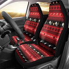 New Zealand Darts Christmas Car Seat Cover Merry Xmas Aotearoa Maori Red - Aussie Hoodie