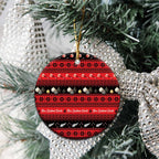New Zealand Darts Christmas Ceramic Ornament Merry Xmas Aotearoa Maori Red - Aussie Hoodie