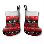 New Zealand Darts Christmas Stocking Merry Xmas Aotearoa Maori Red - Aussie Hoodie