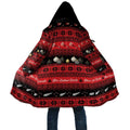 New Zealand Darts Christmas Cloak Merry Xmas Aotearoa Maori Red - Aussie Hoodie