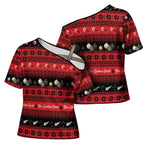 New Zealand Darts Christmas Cross Shoulder Shirt Merry Xmas Aotearoa Maori Red - Aussie Hoodie