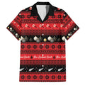 New Zealand Darts Christmas Family Matching Off The Shoulder Long Sleeve Dress and Hawaiian Shirt Merry Xmas Aotearoa Maori Red - Aussie Hoodie