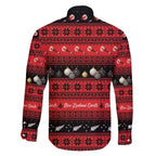 New Zealand Darts Christmas Family Matching Off Shoulder Short Dress and Hawaiian Shirt Merry Xmas Aotearoa Maori Red - Aussie Hoodie
