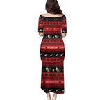 New Zealand Darts Christmas Family Matching Puletasi and Hawaiian Shirt Merry Xmas Aotearoa Maori Red - Aussie Hoodie