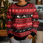 New Zealand Darts Christmas Kid Ugly Christmas Sweater Merry Xmas Aotearoa Maori Red - Aussie Hoodie