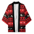 New Zealand Darts Christmas Kimono Merry Xmas Aotearoa Maori Red - Aussie Hoodie