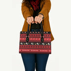 New Zealand Darts Christmas Leather Bag Merry Xmas Aotearoa Maori Red - Aussie Hoodie