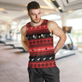 New Zealand Darts Christmas Men Tank Top Merry Xmas Aotearoa Maori Red - Aussie Hoodie